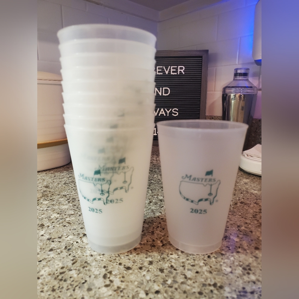 Set of (10) 2025 Masters Cups